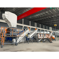 Machine de séchage électrique en plastique HDPE, avec motifs des déchets, traitement des bouteilles de lait, Machine/ligne/plantes