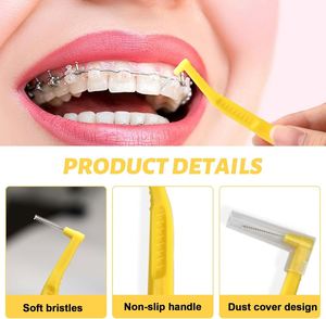 Brosses interdentaires personnalisées Tepe Dental, brosses interdentaires antibactériennes réutilisables, design en nylon Dupont, poils en plastique - Product Image 3