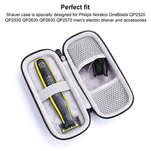 Estuche Protector de EVA para Afeitadora <span class=keywords><strong>Philips</strong></span> <span class=keywords><strong>OneBlade</strong></span>, Caja de Almacenamiento Portátil para Recortadora de Barba, Bolsa de Protección - Product Image 6