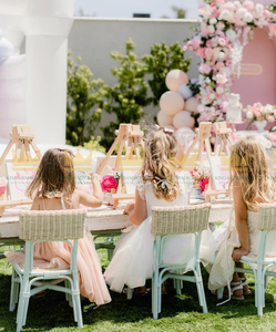Silla Infantil de Ratán Moderna Hecha a Mano para Sala de Estar, Fiestas de Cumpleaños, Eventos, Silla Infantil de Mimbre Natural, Decoración para Bodas - Product Image 4