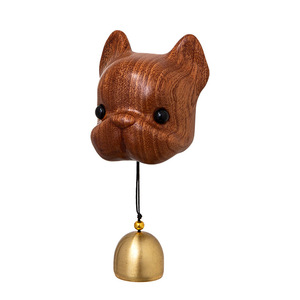 Puppy Design Doorbell Wooden <b>Bell</b> With Brass <b>Chime</b> Easy Installation For Front Door Decor Gift - Product Image 4
