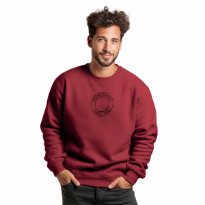 Felpa in <span class=keywords><strong>Cotone</strong></span> con Stampa Personalizzata e Ricamo, Girocollo, Vestibilità Regolare, <span class=keywords><strong>Senza</strong></span> <span class=keywords><strong>Cappuccio</strong></span>, per <span class=keywords><strong>Uomo</strong></span>, Autunno - Product Image 2