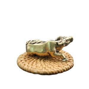 Venta al por mayor, decoración del zodiaco chino, decoración del hogar, artesanías de cobre puro, artículos de cobre pequeños - Product Image 6