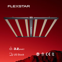 Stock US/TH disponible, retour sur investissement rapide, conçu pour une utilisation intensive sur 5 ans, lampe de culture LED 645W