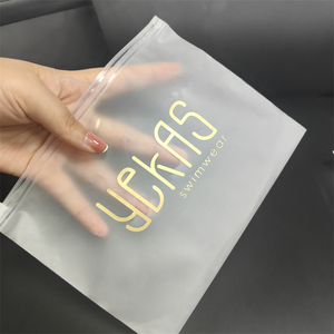 Poche plate personnalisée à quatre doigts pour vêtements <span class=keywords><strong>sac</strong></span> en <span class=keywords><strong>plastique</strong></span> <span class=keywords><strong>sac</strong></span> à main blanc peut être expédié - Product Image 4