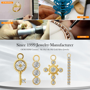 Cá nhân <span class=keywords><strong>Charm</strong></span> OEM ODM tùy chỉnh au585 đồ trang sức phát hiện <span class=keywords><strong>14k</strong></span> vàng rắn trang sức <span class=keywords><strong>Key</strong></span> Mặt dây chuyền vòng cổ Phụ kiện DIY <span class=keywords><strong>Charm</strong></span> - Product Image 2