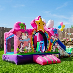 Château <span class=keywords><strong>gonflable</strong></span> commercial <span class=keywords><strong>en</strong></span> PVC pour <span class=keywords><strong>location</strong></span> événementielle, avec toboggan, pour extérieur - Product Image 3