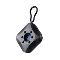 Détecteur de caméra infrarouge portable mini noir moderne et écologique avec logo personnalisé, anti-caméra cachée, pour la sécurité de l'intimité à l'hôtel