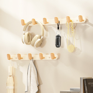 Walter Wall Mounted <b>Coat</b> <b>Hooks</b> Self-Adhesive Minimalist Design For Entryway Bathroom Use Rectangle Shape - Product Image 4