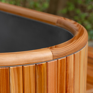 Excellent Vendeur – Unités Combinées Sauna et <span class=keywords><strong>Bain</strong></span> Froid en Cèdre Rouge pour Usage Domestique – Baril de <span class=keywords><strong>Bain</strong></span> Froid avec Refroidisseur - Product Image 4