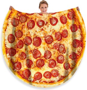 Vente chaude CVS BSCI Ultra Food Tortilla Blanket Couvertures à pizza imprimées en flanelle super douce pour adultes et enfants - Product Image 1