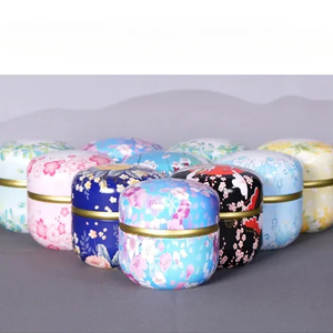 Recipiente Hermético <span class=keywords><strong>de</strong></span> Hojalata para Té <span class=keywords><strong>con</strong></span> Diseño Floral - Product Image 6