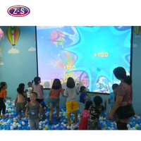 Sistem proyektor permainan lempar interaktif AR dalam ruangan All-in-one untuk anak-anak