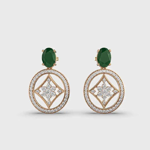 Elegant Lab Grown Diamond Drop Earrings | Luxury <b>Bridal</b> <b>Wedding</b> Jewelry | IGI Certified Sparkling Earrings for <b>Wedding</b> <b>Day</b> - Product Image 2