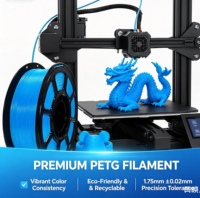 Filament PETG pour pièces fonctionnelles, détails fins, surface lisse, 1 kg, précision 0,02 mm, moulage 1,75 mm pour imprimante 3D FDM