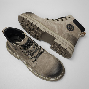 Nouvelles bottes Martin tendance pour hommes, style streetwear décontracté, augmentant la taille - Product Image 2