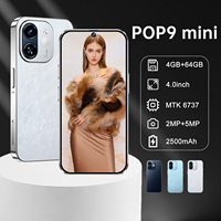Teléfono Inteligente para Niños POP9 Mini de 4.0 Pulgadas, Original, Nuevo, de Moda, Doble SIM, Pantalla HD, Precio Ultrabajo