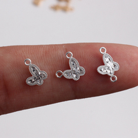 Nuevos Conectores de Mariposa de Oro Laminado de 14k para la Fabricación de Pulseras y Collares, Proveedor Minimalista
