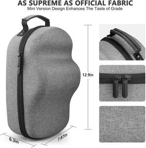 Estuche de transporte portátil de EVA duro, bolsa de almacenamiento protectora para viajes al aire libre para <span class=keywords><strong>Oculus</strong></span> <span class=keywords><strong>Quest</strong></span> <span class=keywords><strong>2</strong></span> <span class=keywords><strong>Meta</strong></span> <span class=keywords><strong>Quest</strong></span> <span class=keywords><strong>2</strong></span> - Product Image 4