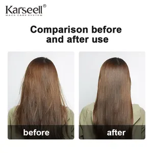 Karseell Haar behandlung Keratin Haar Kollagen Maske Haarpflege Set Private Label Protein Kollagen