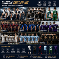 Ensemble de maillots et shorts de football personnalisés OEM, uniforme de football, col en V, vêtements d'équipe, impression de logo et numéro, vente en gros