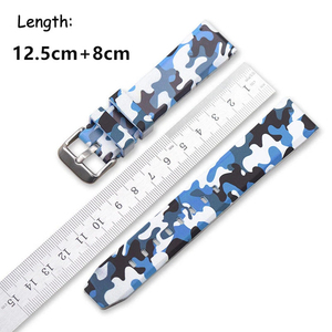 Bracelet de montre en silicone camouflage Upro Universal Fit 20 mm 22 mm 24 mm, attache rapide, bracelet de plongée en caoutchouc - Product Image 4