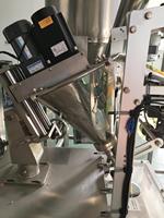 Machine d'emballage verticale automatique pour sachets de levure en poudre, pour applications alimentaires et chimiques, sacs en plastique/papier, à entraînement moteur