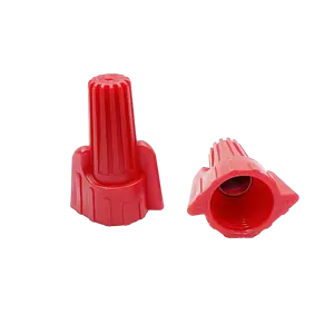 Red Electrical Wire Connectors Twist Caps,Winged Screw Nuts Kit with Spring Insert for wiring ,6-22 AWG