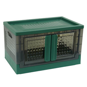 Factory Direct Sales 30 L Plastic Stackable Closet Organize Foldable Storage Box