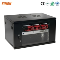 Armoire réseau murale W4X 9U 12U 19'' Standard en stock MOQ 1 ensemble Prix usine CE RoHS FINEN