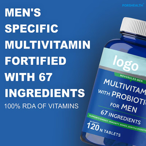 Fabricante OEM con Certificación GMP |   Tabletas Multivitamínicas y Minerales Diarias Personalizadas para Hombres Adultos para Energía e Inmunidad |   120 segundos - Product Image 4