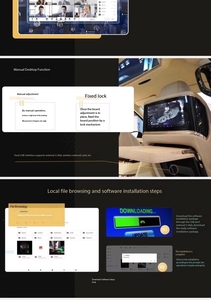 <span class=keywords><strong>ถาด</strong></span><span class=keywords><strong>รถ</strong></span>อเนกประสงค์พร้อมระบบความบันเทิงสำหรับ Mercedes V-Class Toyota HIACE villefa และ MPV อื่นๆ - Product Image 6