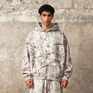 Мужская камуфляжная Толстовка 340 г, с принтом логотипа - Product Image 1