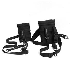 กระเป๋าสะพายข้างสไตล์ฮิปฮอปสตรีทแฟชั่นสำหรับผู้ชายและผู้หญิงกระเป๋าคาดลำตัวไนลอน<span class=keywords><strong>ย</strong></span>ุทธวิธีกระเป๋าใส่โทรศัพท์มือถือ - Product Image 2