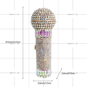 Bolso de Noche con Pedrería, Bolso de Mano Brillante con Cristales para Mujer, Bolso de Mano con Pedrería Brillante para Cóctel, Fiesta de Graduación - Product Image 2