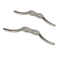 ISURE MARINE Acier inoxydable 316 Rope Stud Yacht Bollards /Flagpole Hook Pipe pour 4"