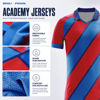 Tenues personnalisées pour académies de football : Maillots jeunes et adultes, kits d'équipe personnalisés pour plusieurs clubs canadiens, saison avec noms et numéros