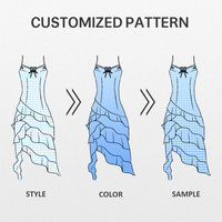 Robes longues en molleton de sirène personnalisées pour femmes, vêtements élégants pour femmes, fabricants de robes décontractées pour femmes