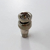 Conector Coaxial RF BNC Macho a Conector Hembra F, Adaptador para CCTV CAT 75 Ohm
