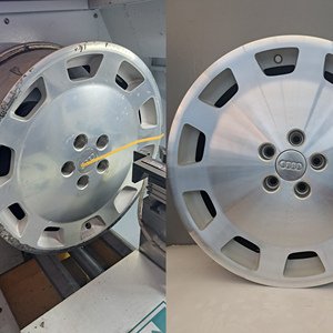 Neue Version Vollständig geschlossene Felge Diamant schneide maschine Rad felgen reparatur CNC-Programmier drehmaschine - Product Image 5