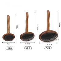 Brosse de toilettage de luxe en acier inoxydable pour animaux de compagnie, brosse anti-chute pour chien, peignes démêlants pour chat, brosses à poils avec manche en bois