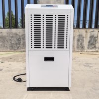 Déshumidificateur Commercial et Industriel Haute Efficacité 138L/J, 220V-240V, Roulettes Mobiles, Débit d'Air 1250m³/h, Entièrement en Cuivre, Vente Directe Usine