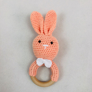 Offre Spéciale 15cm Crochet Lapin <span class=keywords><strong>Dentition</strong></span> Bague En <span class=keywords><strong>Bois</strong></span> Pour Bébé Jouets <span class=keywords><strong>De</strong></span> <span class=keywords><strong>Dentition</strong></span> - Product Image 6