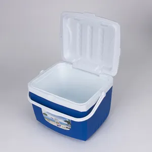 Caja enfriadora al aire libre personalizada, contenedor de enfriador duro para pesca, Camping, senderismo, 13/26/45L, almacenamiento de cofre de hielo rotomoldeado