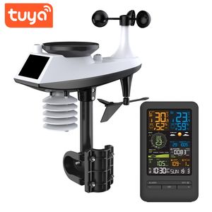 <span class=keywords><strong>Station</strong></span> météo professionnelle 3395TY avec application TUYA pour la vitesse et la direction du vent, calendrier et prévisions météorologiques - Product Image 1