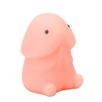 Chaud doux petit rebond lent Mochi Dingding Squishy Focus Squeez pression Abreact guérison imbécile amusant blague jouet cadeau de fête