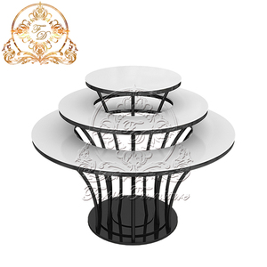 Sự kiện hiện đại Đảng gương <span class=keywords><strong>Glass</strong></span>/MDF Top Party tráng miệng độc đáo bánh bảng đám cưới - Product Image 5