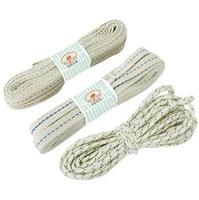 Mèches plates en coton de couleur blanche utilisées sur la lanterne à kérosène et la lampe à huile, mèches de lanterne, mèches de brûleur