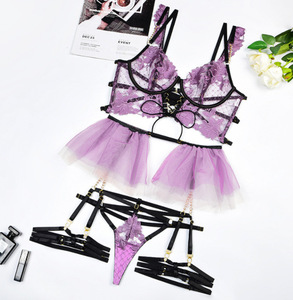 Lencería Sexy de Alta Calidad para Mujeres Maduras Japonesas, Lencería de Encaje Transparente de Lujo, Hermoso Body de Encaje, Conjunto de Lencería - Product Image 5