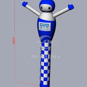 ที่กําหนดเอง Sky Dancer เครื่องเป่าลมเต็นท์พองการ์ตูนตัวละครบอลลูนแสงโฆษณา Inflatables - Product Image 2